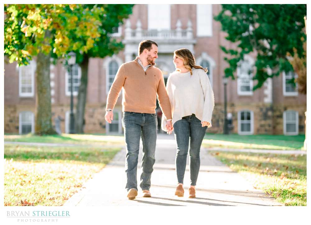 walking down Old Main at U of A